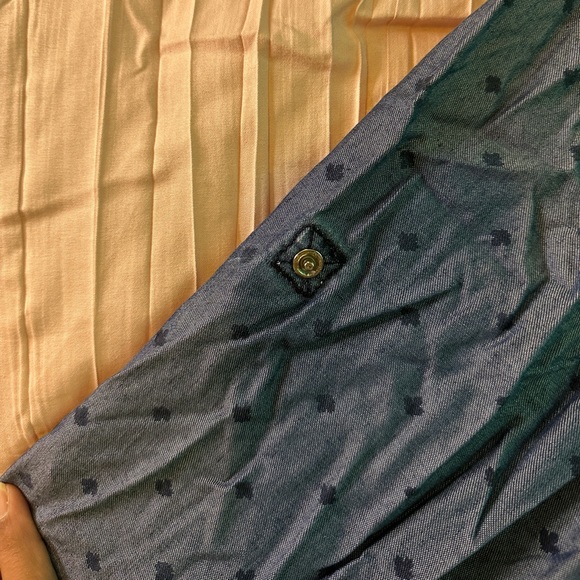 BLUE crop formal top - Picture 4 of 5